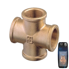 Load image into Gallery viewer, Guidi Brass Equal Cross Female 50.8 mm (2 in) Retail Packed | 4Boats