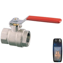Load image into Gallery viewer, Guidi Nickel-Plated Brass Lever Ball Valve, M-M G1/2 | 4Boats