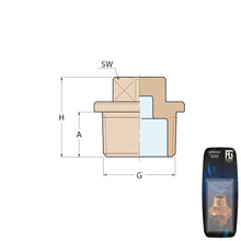 Load image into Gallery viewer, Guidi Brass Plug M 1/4in BSPT | 4Boats