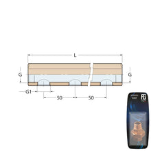 Load image into Gallery viewer, Guidi Brass 4-Way Manifold 19 × 12.7 mm BSP (3/4 in x 1/2 in) | 4Boats