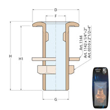 Load image into Gallery viewer, Guidi Brass Thru-Hull 32 mm (1¼ in) - Retail Pack | 4Boats