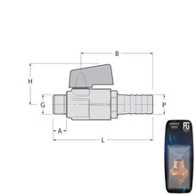 Load image into Gallery viewer, Guidi Packaged Nickel-Plated Brass Male Drain Cock 1/4 in | 4Boats