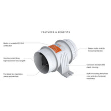 Load image into Gallery viewer, Seaflo In-Line Blowers 03 Series (3 in) 12V | 4Boats
