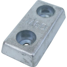 Load image into Gallery viewer, Duff 40ZHD Zinc Hull Anode – 110 mm Hole Centres | 4Boats