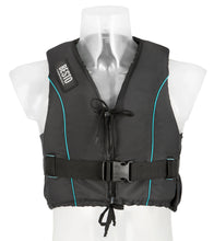 Load image into Gallery viewer, Besto Dinghy Zipper All Black/Aqua 50N M | 4Boats