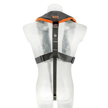Load image into Gallery viewer, Besto Comfortfit 180N Auto/Harness Lifejacket Black/Orange | 4Boats
