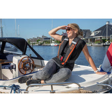 Load image into Gallery viewer, Besto Comfortfit 180N Auto/Harness Lifejacket Black/Orange | 4Boats