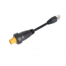 Load image into Gallery viewer, RJ45 to 5-Pin Yellow Round Ethernet Adapter Cable – 10cm (6")