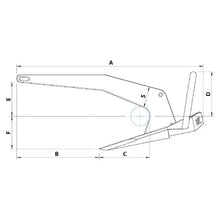 Load image into Gallery viewer, Rocna Anchor Anchor Anchor Galvanised 25 kg (55 lb) | 4Boats
