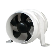 Load image into Gallery viewer, 4" 24V Marine In-Line Bilge Blower 235CFM Water Resistant Boat Ventilation Fan