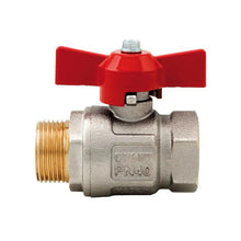 Load image into Gallery viewer, BlueGee Nickel Plated Brass Tee Ball Valve 3/4 in | 4Boats