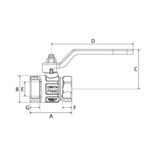 Load image into Gallery viewer, BlueGee Nickel 3 in BSPP Female/Female Ball Valve | 4Boats