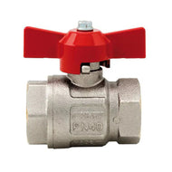 BlueGee Nickel-Plated Brass F/F Tee Ball Valve 3/4 in | 4Boats