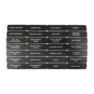 BEP Label Circuit Breaker Panel Set 9 - Bulk Pack x5 | 4Boats