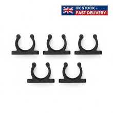 Load image into Gallery viewer, 5x 15mm Plastic Nylon Support Clips - Marine Boat Hook &amp; Pipe Storage Holder