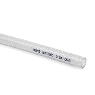 Braided Non-Toxic PVC Hose - Clear - 12.5 mm
