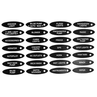 BEP Label CSP6 Switch Panel Label Set 1 - Pack of 5 | 4Boats