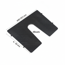 Load image into Gallery viewer, Black Plastic Outboard Engine Motor Mounting Transom Pad Protective Boat Yacht