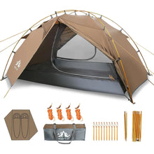Load image into Gallery viewer, Night Cat 2 Persons backpacking tent with Aluminium Poles