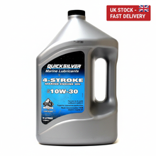 Load image into Gallery viewer, Quicksilver 4-Stroke Marine Engine Oil SAE 10W-30 4L 8M0086221 92-858046QB1
