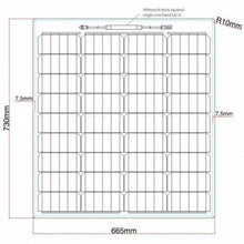 Load image into Gallery viewer, 80W Reinforced Semi-Flexible ETFE Solar Panel | 4Boats