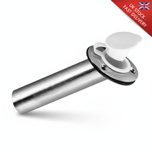 Load image into Gallery viewer, Stainless Steel Boat Rod Holder Flush Mount 226mm x 38mm White Cap Marine Grade
