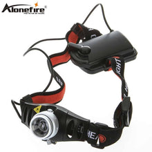 Load image into Gallery viewer, ALONEFIRE HP71 Cree Q5 led 5W Zoomable Headlamp