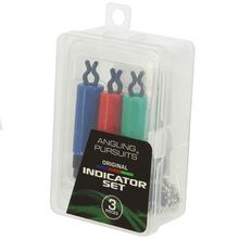 Load image into Gallery viewer, Angling Pursuits Original Indicator Bobbins Set - 3 Chain Indicators in Case