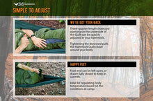 Load image into Gallery viewer, DD Hammock Quilt - Olive Green
