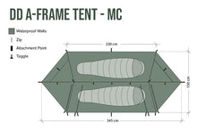 Load image into Gallery viewer, DD Hammocks A-Frame Tent - Multicamo