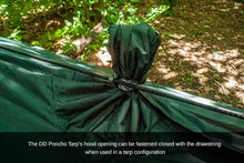 Load image into Gallery viewer, DD Hammocks Poncho Tarp - Olive Green