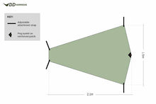 Load image into Gallery viewer, DD Hammocks  SuperLight - Bikepacker Groundsheet