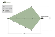 Load image into Gallery viewer, DD Hammocks SuperLight Bikepacker Tarp