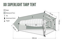 Load image into Gallery viewer, DD SuperLight Tarp Tent