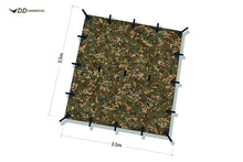 Load image into Gallery viewer, DD Large Camo Tarp 3.5m x 3.5m
