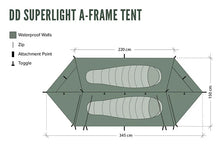 Load image into Gallery viewer, DD SuperLight A-Frame Tent