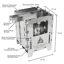 Load image into Gallery viewer, BE Bushbox LF Titanium Outdoor Stove