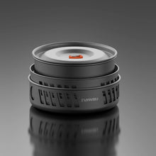 Load image into Gallery viewer, Firemaple Cooking Kit with Pots and Pans With Gas Burner