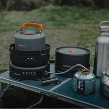 Load image into Gallery viewer, Firemaple Cooking Kit with Pots and Pans With Gas Burner