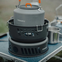 Load image into Gallery viewer, Firemaple Cooking Kit with Pots and Pans With Gas Burner