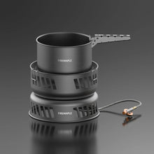Load image into Gallery viewer, Firemaple Cooking Kit with Pots and Pans With Gas Burner