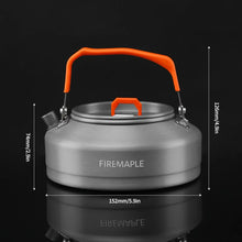 Load image into Gallery viewer, FireMaple Feast T3 Aluminium Kettle 0.8L (Black Handle)