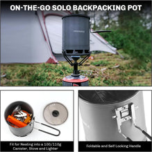 Load image into Gallery viewer, FireMaple Petrel G3 Cooking set (Ultralight) with Greenpeak stove