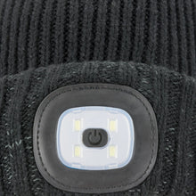 Load image into Gallery viewer, Sealskinz Heydon Waterproof Beanie wth LED Light