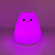 Load image into Gallery viewer, Silicone Cat Lamp Night Light