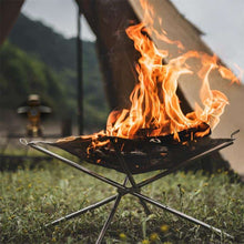 Load image into Gallery viewer, Naturehike Camping Stainless Steel Folding Fire Rack