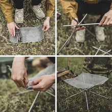 Load image into Gallery viewer, Naturehike Camping Stainless Steel Folding Fire Rack
