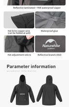 Load image into Gallery viewer, Naturehike Short hooded Lightweight Raincoat
