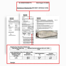 Load image into Gallery viewer, Naturehike Snowbird Mummy duck down winter Sleeping Bag (Various Sizes and Ratings )