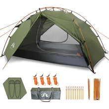 Load image into Gallery viewer, Night Cat 2 Persons backpacking tent with Aluminium Poles